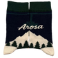 Knitted socks with the Arosa Logo, Weisshorn Cable Car & Mountain. Perfect as a gift or souvenir from the Swiss Alps.